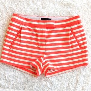 J. Crew linen cotton preppy striped shorts